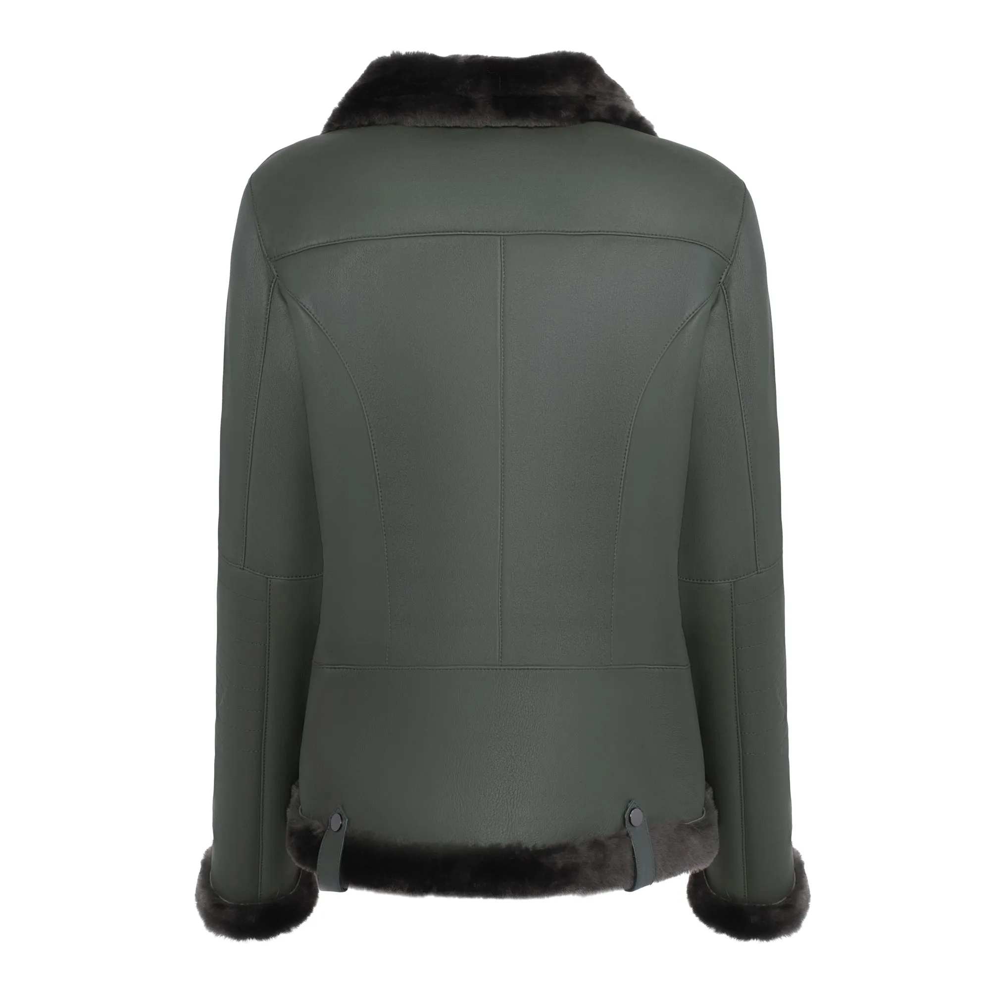 HARLEY Spanish Merino Shearling Sheepskin Moto Jacket