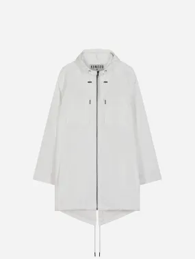 River Recycled PET Waterproof Rain Coat | Off White