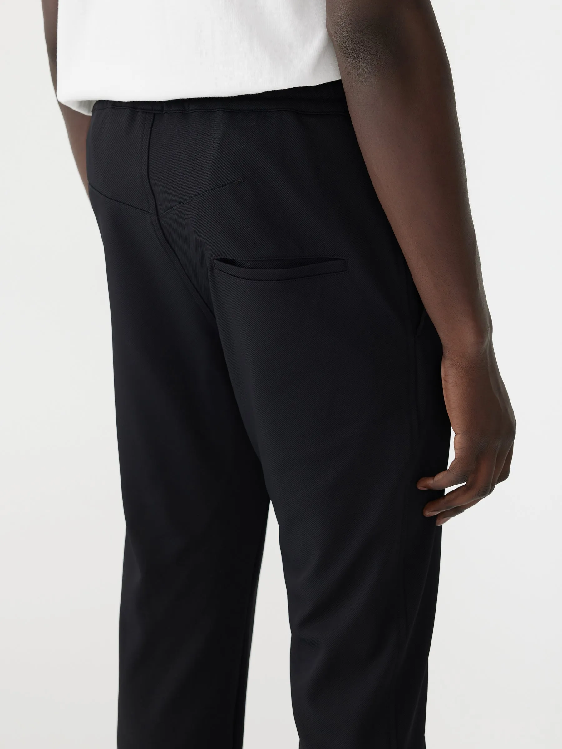 semi tailored twill pant